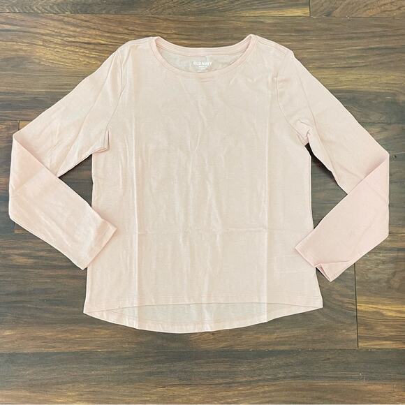 NWT Old Navy Softest Long-Sleeve Scoop-Neck T Shirt for Girls Pink Large 
B9 - Picture 1 of 3
